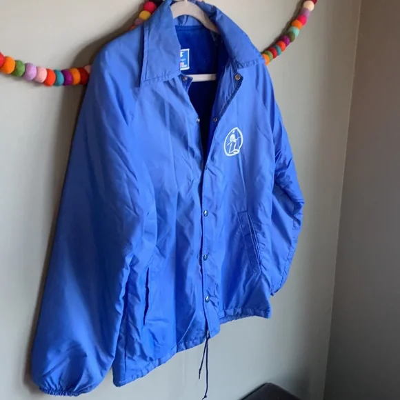 VTG 90s Champion faux fur lined windbreaker